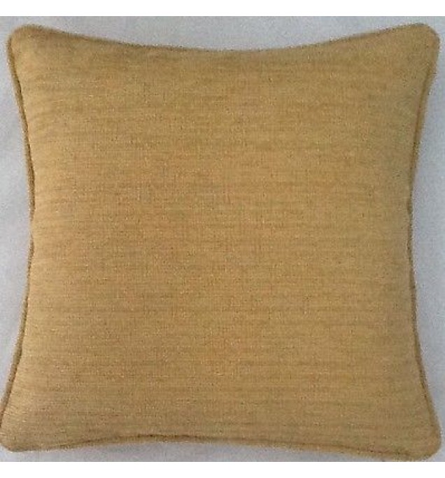 A 16 Inch Cushion Cover In Laura Ashley Crofton Gold Fabric