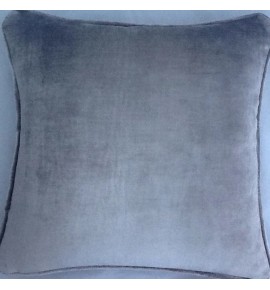 A 18 Inch Cushion Cover In Laura Ashley Murano Sable Velvet Fabric