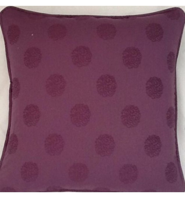 A Laura Ashley cushion cover orso aubergine fabric