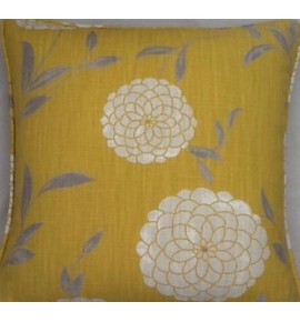 A 16 Inch Cushion Cover In Laura Ashley Erin Mimosa Fabric