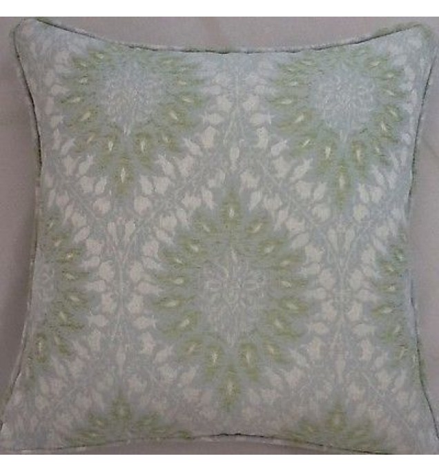 A 16 Inch cushion cover in Laura Ashley Provence Duck Egg Fabric