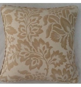 A 16 Inch Cushion Cover In Laura Ashley Acanthus Gold Fabric