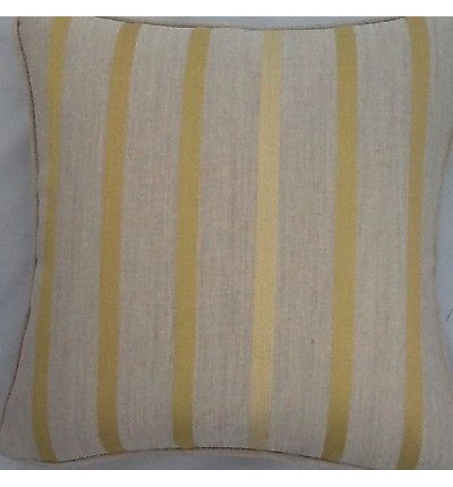 A 16 Inch Cushion Cover In Laura Ashley Luxford Camomile Fabric