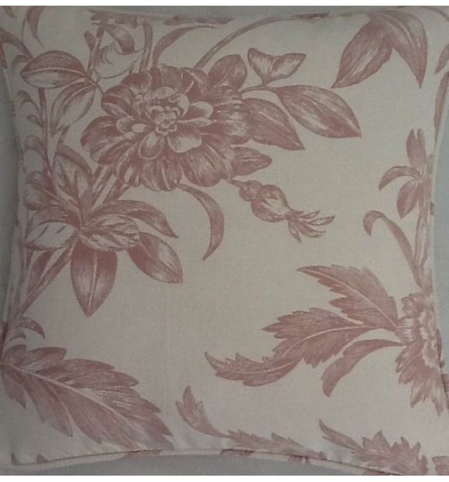 A 16 Inch Laura Ashley cushion Cover In Lloyd Chalk Pink fabric