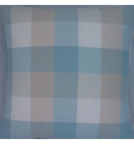 A 16 Inch cushion cover in Laura Ashley Mitford duck egg fabric