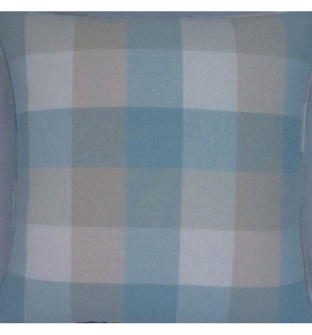 A 16 Inch cushion cover in Laura Ashley Mitford duck egg fabric