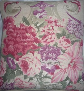 A  Laura Ashley cushion cover abbusson multi fabric
