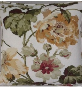 A 16 Inch cushion cover In Laura Ashley Romily Gold fabric