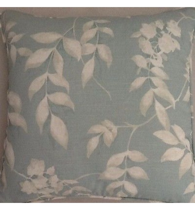 A 16 Inch Laura Ashley cushion cover In Lockwood Duck Egg fabric