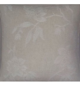 A 18 Inch Cushion Cover In Laura Ashley Ashino Natural Fabric