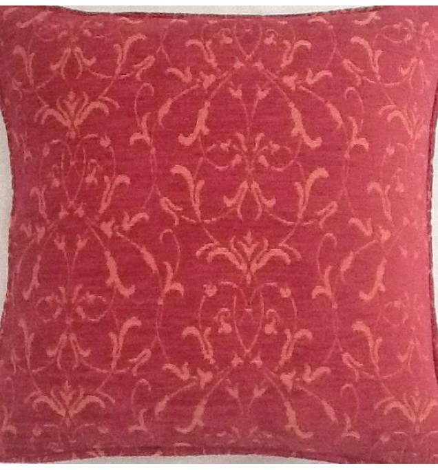 A 16 Inch Laura Ashley cushion Cover In Allegra Raspberry fabric
