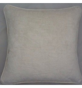 4 X 20 Inch Cushions And Inners In Villandry Off White Velvet Fabric