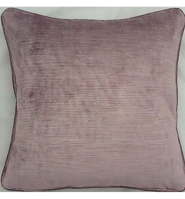 A 18 Inch Cushion Cover In Laura Ashley Villandry Amethyst Fabric