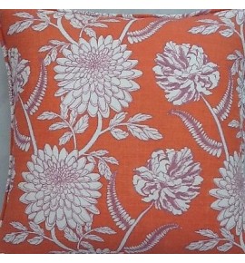 A 18 Inch Cushion Cover In Laura Ashley Hortense Zinnia Fabric