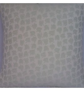 A 16 Inch Cushion Cover In Laura Ashley Vintage Light Green Leaf Fabric