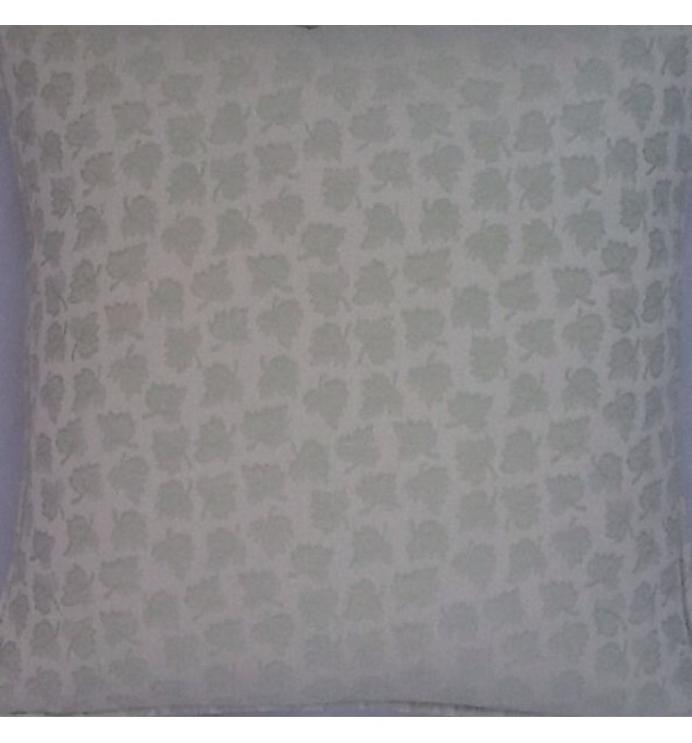 A 16 Inch Cushion Cover In Laura Ashley Vintage Light Green Leaf Fabric