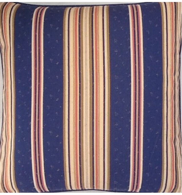 A 16 Inch Cushion Cover In Laura Ashley Keswick Midnight fabric