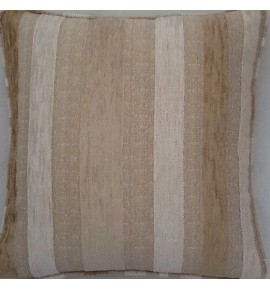 A 16 Inch Cushion Cover In Laura Ashley Maxwell Natural Stripe Fabric