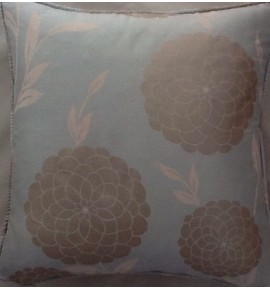 A 16 Inch Cushion Cover In Laura Ashley Erin Silk Duck Egg Fabric