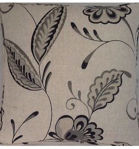 A 16 Inch cushion cover In Laura Ashley Carolina Charcoal fabric