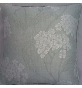 A 16 Inch Cushion Cover In Laura Ashley Harcourt Eau De Nil Fabric