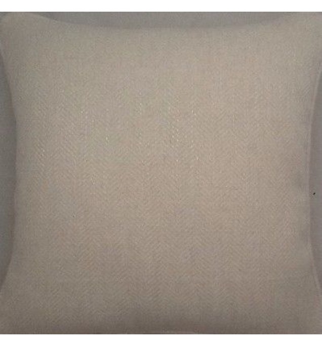 A 16 Inch Cushion Cover In Laura Ashley Edwin Off White Fabric