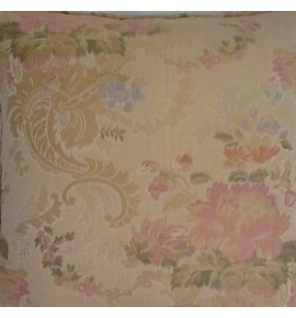 A 16 Inch Cushion Cover In Laura Ashley Bespoke Gold Fabric