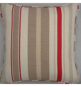 A 16 Inch Cushion Cover In Laura Ashley Mylor Tomato Fabric