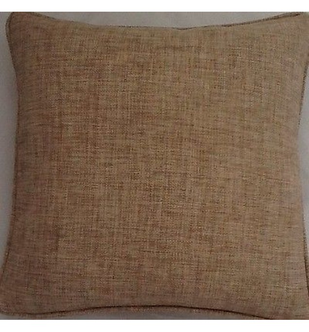 A 16 Inch Cushion Cover In Laura Ashley Simpson Oatmeal Fabric