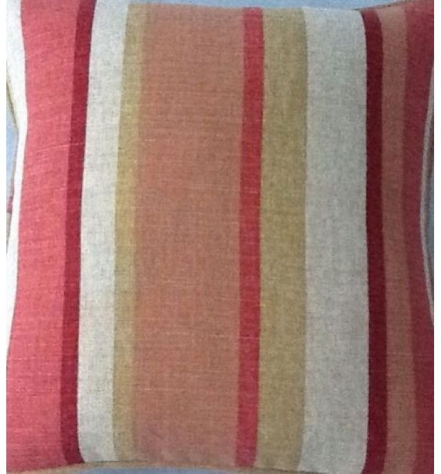 A 16 Inch Cushion Cover In Laura Ashley Ripley Burnt Sienna Fabric