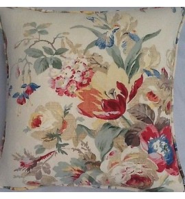 A 16 Inch Cushion Cover In Laura Ashley Fairthorne Multi Fabric