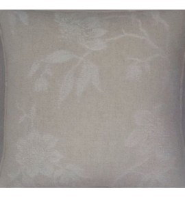 A 16 Inch Cushion Cover In Laura Ashley Ashino Natural Fabric
