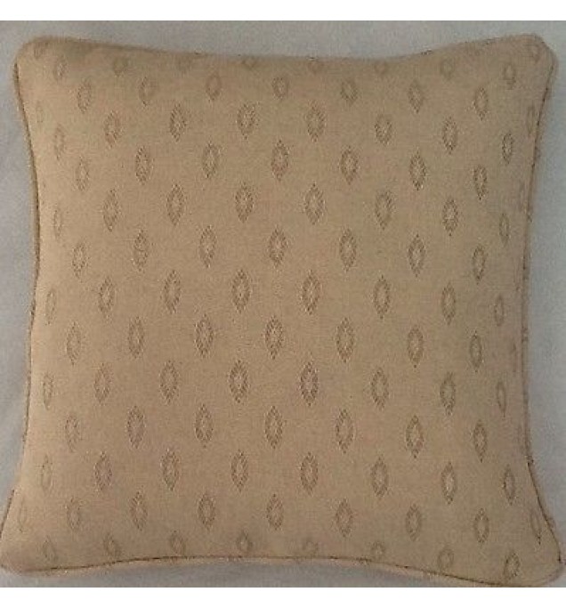 A 16 Inch Cushion Cover In Laura Ashley Selkirk Oatmeal Fabric