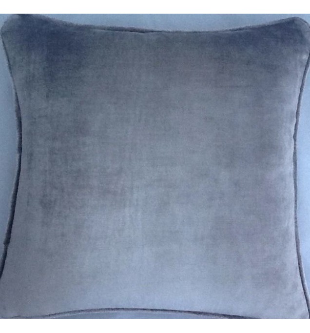 A 16 Inch Cushion Cover In Laura Ashley Murano Sable Velvet Fabric