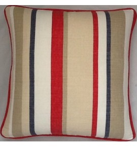 A 16 Inch Cushion Cover In Laura Ashley Ripley Scarlet fabric