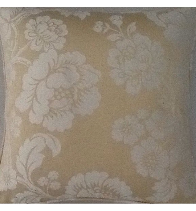 A 16 Inch Laura Ashley cushion Cover In St Germain Gold fabric