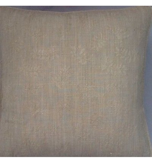 A 16 Inch cushion cover in Laura Ashley Melbury Sand fabric