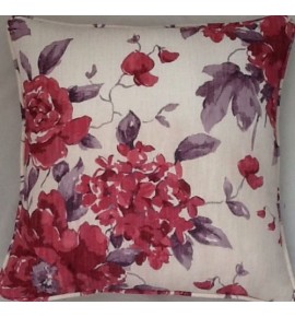 A Laura Ashley cushion cover milner cranberry fabric