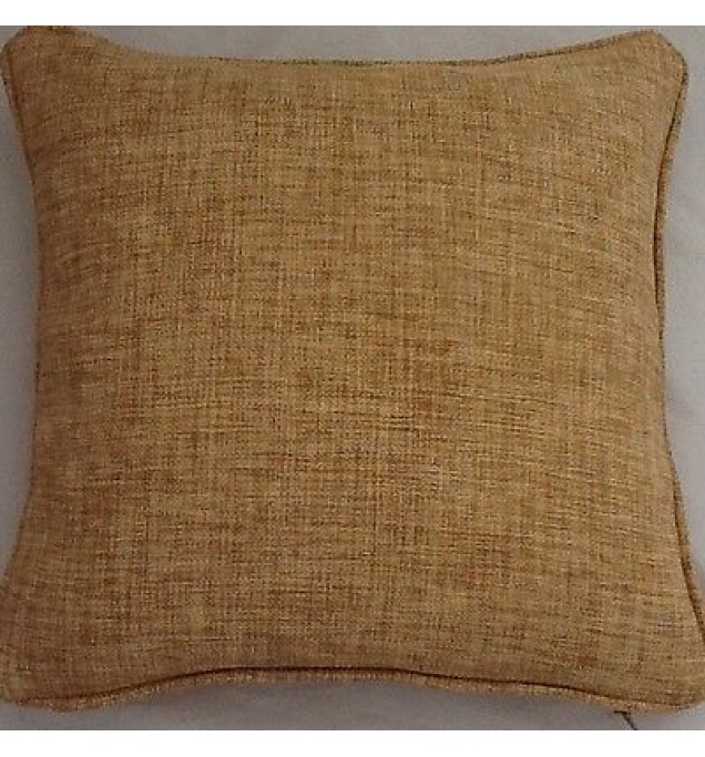 A 16 Inch Cushion Cover In Laura Ashley Simpson Gold Fabric