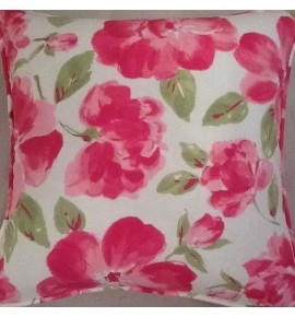 A 16 Inch cushion cover in Laura Ashley cressida Fuchsia fabric