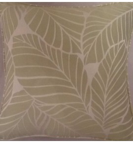 A 16 Inch Cushion Cover In Laura Ashley Palm Leaf Apple fabric