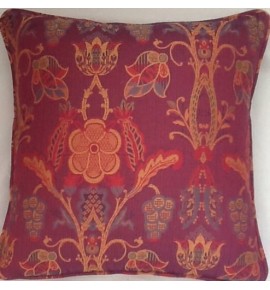 A 16 Inch Cushion Cover In Laura Ashley Valencia Purple Fabric  