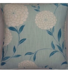 A 16 Inch Cushion Cover In Laura Ashley Erin Sea Green Fabric