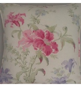 A 16 Inch Cushion Cover In Laura Ashley Lydia Fushia Fabric