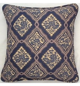 A 16 Inch Cushion Cover In Laura Ashley Vintage Blue Pattern Fabric