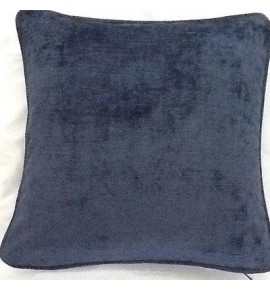 2 X 18 Inch Cushions And Inners In Laura Ashley Villandry Midnight Velvet Fabric