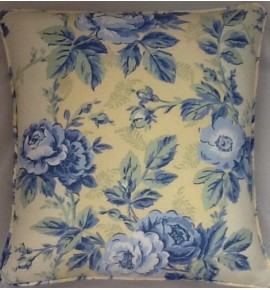 A 16 Inch Cushion Cover In Laura Ashley Peltham Cowslip Fabric