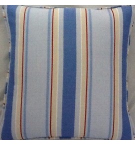 A 16 Inch Cushion Cover In Laura Ashley Ollie Stripe Fabric