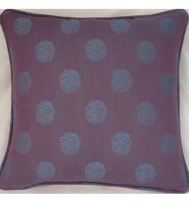 A Laura Ashley cushion cover orso teal / purple  fabric