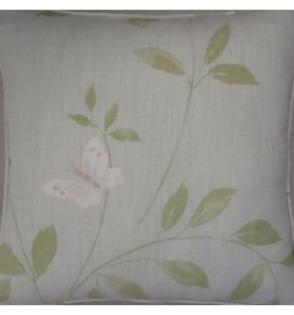 A 16 Inch Cushion Cover In Laura Ashley Thea Eau De Nil Fabric